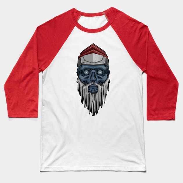 Santa robot Baseball T-Shirt by akawork280